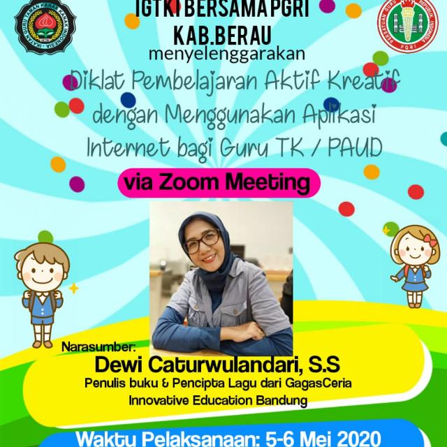 Sharing Online Untuk Guru PAUD Kabupaten Berau